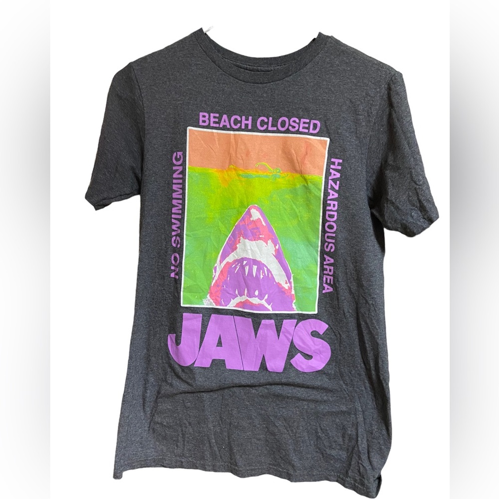 JAWS Horror Movie Retro Vibrant Women’s M Youth XL MINTY T-Shirt
